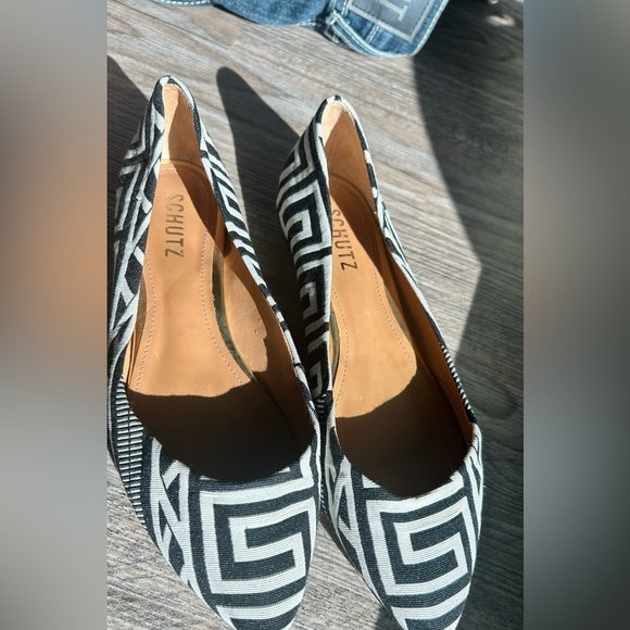 Schutz Tecido Art Deco Flats - Picture 8 of 11